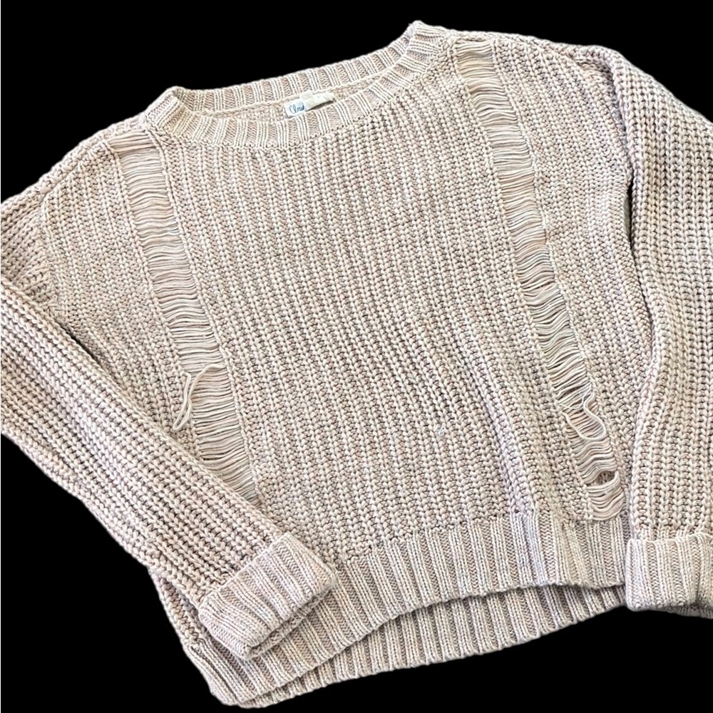 Cloudchaser distressed sweater